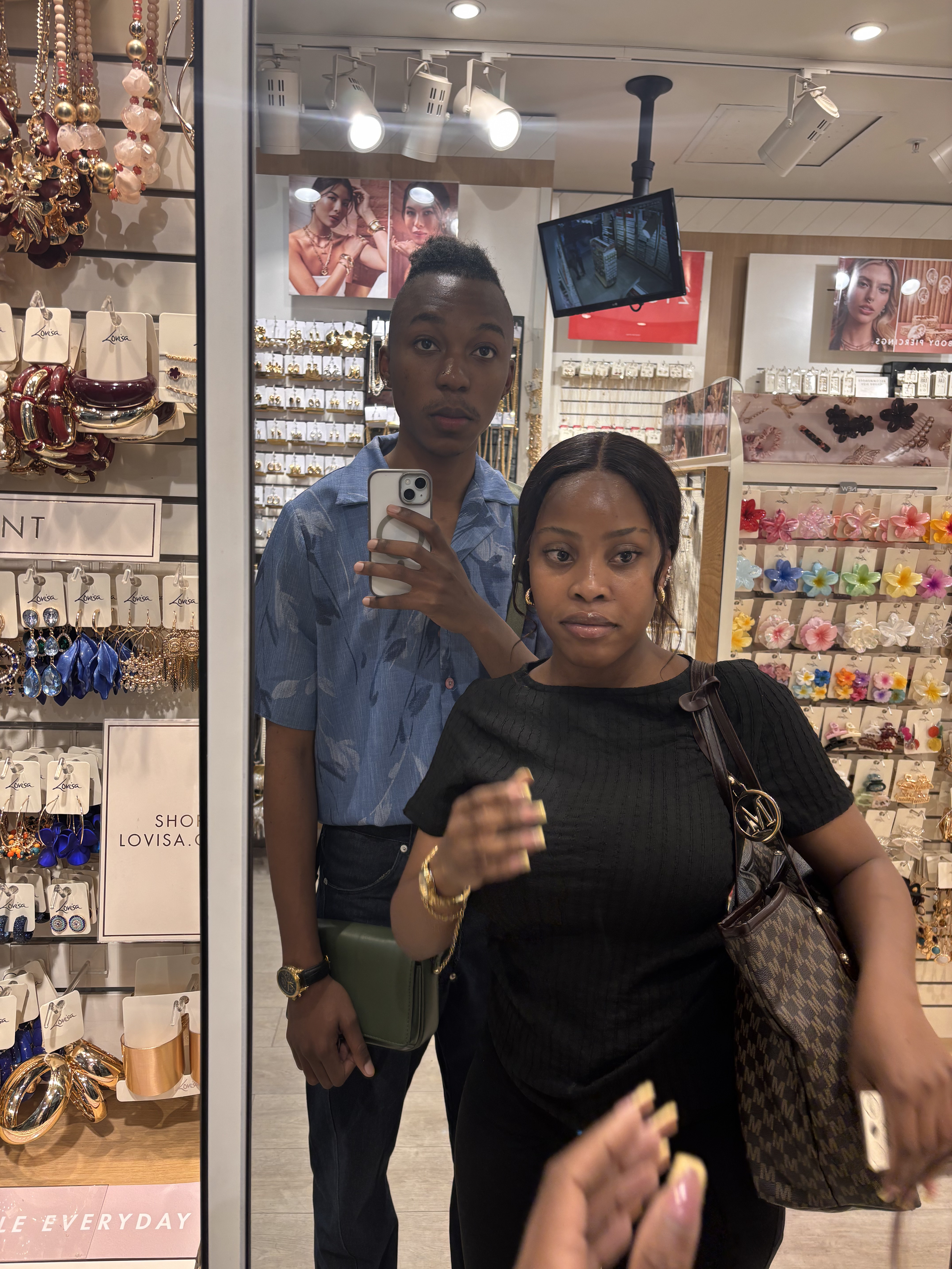 Close portrait moment together